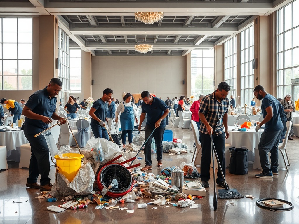 Event cleaning service