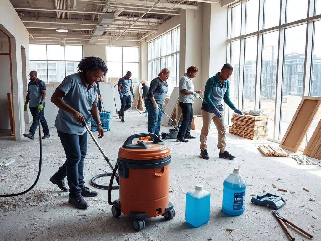 Post construction cleaning