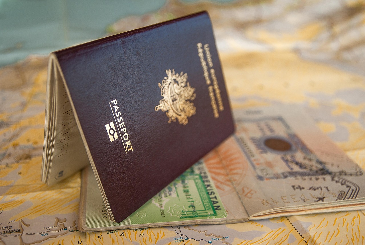 Passport and visa documents